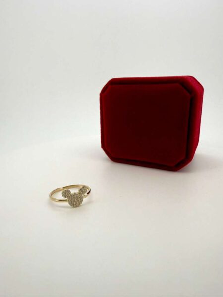 Ring miki 14k zirc W size6 Weight 1.15gr