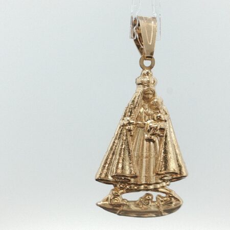 pendant virgin of copper 10k Weight 5.gr